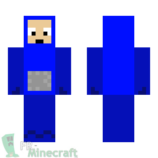 Aperçu de la skin Minecraft Télétubbies bleu