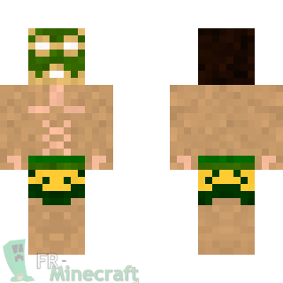 Aperçu de la skin Minecraft Kaniboul Thierry - Dofus