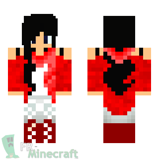 Aperçu de la skin Minecraft Fille