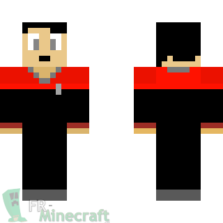 Aperçu de la skin Minecraft Capitaine James - Star Trek