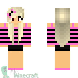 Aperçu de la skin Minecraft Fille