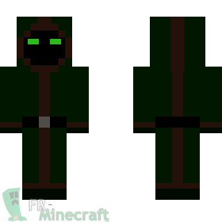 Aperçu de la skin Minecraft Mage de la terre