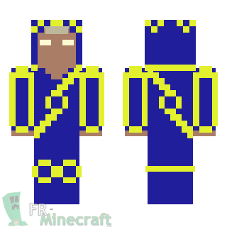 Aperçu de la skin Minecraft Mage De Foudre