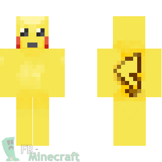 Aperçu de la skin Minecraft Pikachu