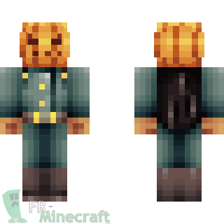 Aperçu de la skin Minecraft Citrouille Marrin