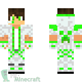 Aperçu de la skin Minecraft White guy