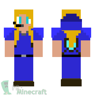 Aperçu de la skin Minecraft Fille stylée