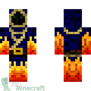 Aperçu de la skin Minecraft Mage du Feu