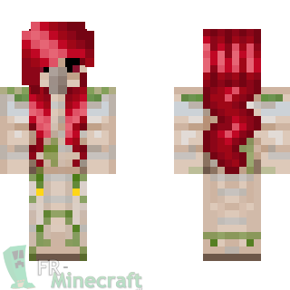 Aperçu de la skin Minecraft Femme Golem de fer