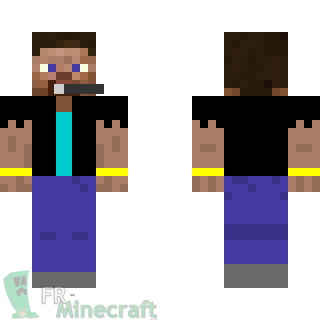 Aperçu de la skin Minecraft DJ Steve