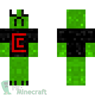 Aperçu de la skin Minecraft super creeper