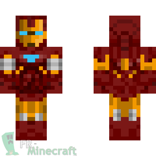  Minecraft Skin Minecraft Iron man 