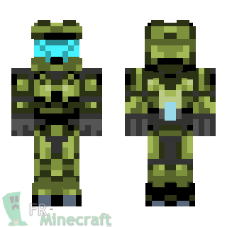 Aperçu de la skin Minecraft Spartan - Halo