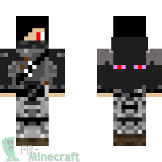 Aperçu de la skin Minecraft Chasseur d'enderman vampirisé