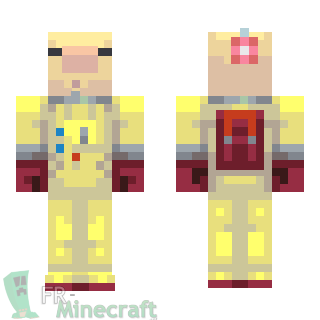 Aperçu de la skin Minecraft Olimar - Pikmin