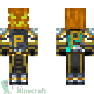 Aperçu de la skin Minecraft Homme de la secte des Pumpkins