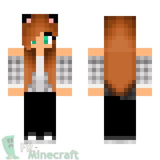 Aperçu de la skin Minecraft Fille basique