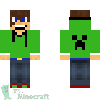 Aperçu de la skin Minecraft Garçon cool