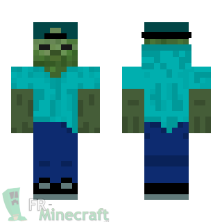 Aperçu de la skin Minecraft Teen Zombie