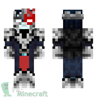Aperçu de la skin Minecraft Roi squelette sang