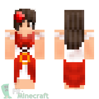 Aperçu de la skin Minecraft Dame Costumée