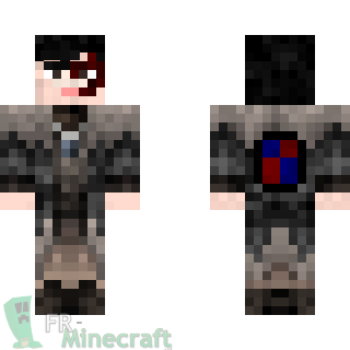 Aperçu de la skin Minecraft Homme en sang