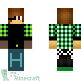 Aperçu de la skin Minecraft Garçon stylé