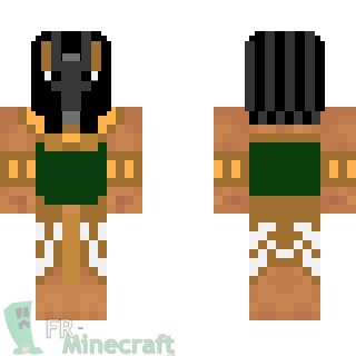 Aperçu de la skin Minecraft Anubis - Dieu Égyptien de la Mort