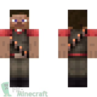 Aperçu de la skin Minecraft Steve soldat