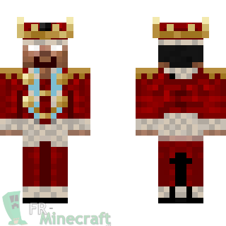 Aperçu de la skin Minecraft Roi Herobrine