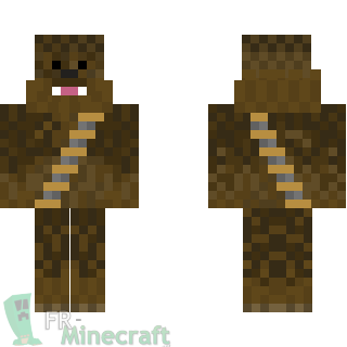 Aperçu de la skin Minecraft Chewbacca - Star Wars