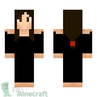 Aperçu de la skin Minecraft Fille stylée