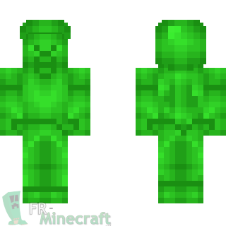 Aperçu de la skin Minecraft Steve d'emeraude