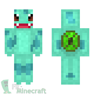 Aperçu de la skin Minecraft Bulbizarre - Pokémon