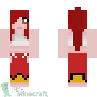 Aperçu de la skin Minecraft Erza Scarlet - Fairy Tail
