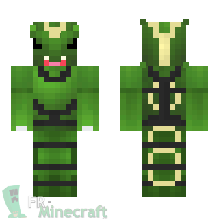 Aperçu de la skin Minecraft Rayquaza - Pokémon