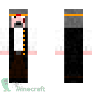 Aperçu de la skin Minecraft Roi borgne