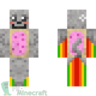 Aperçu de la skin Minecraft Nyan Cat