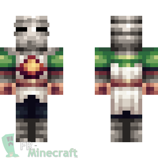 Aperçu de la skin Minecraft Chevalier Solarius D'Astora