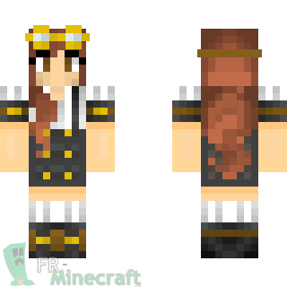 Aperçu de la skin Minecraft Steampunk girl