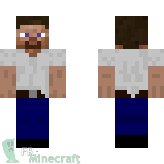 Aperçu de la skin Minecraft Steve remasterisé