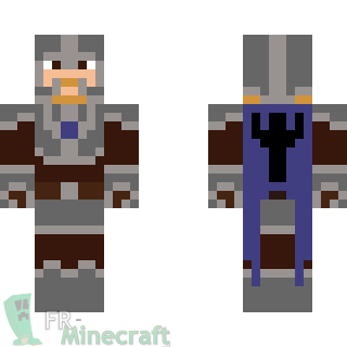 Aperçu de la skin Minecraft Capitaine des gardes bleus