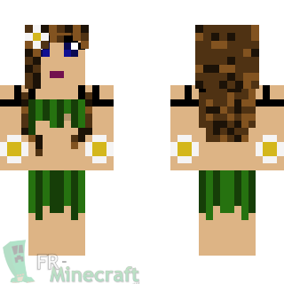 Aperçu de la skin Minecraft HawaÏenne