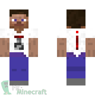 Aperçu de la skin Minecraft Redstoneur Steve
