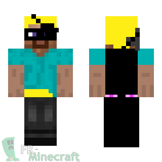 Aperçu de la skin Minecraft Steve pirate