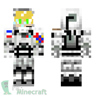 Aperçu de la skin Minecraft Spationaute