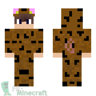 Aperçu de la skin Minecraft Garçon déguisé en tigre