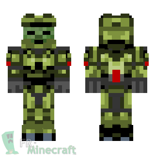 Aperçu de la skin Minecraft Spartan Zombie