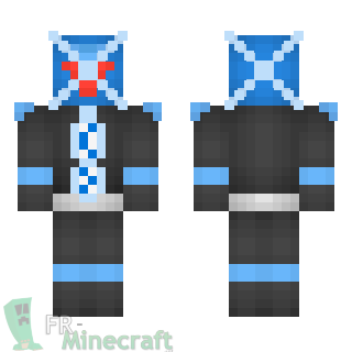 Aperçu de la skin Minecraft Krybot Bleu - Power Rangers SPD