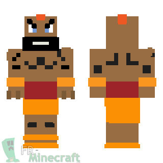 Aperçu de la skin Minecraft Chevaucheur de cochon - Clash Of Clans